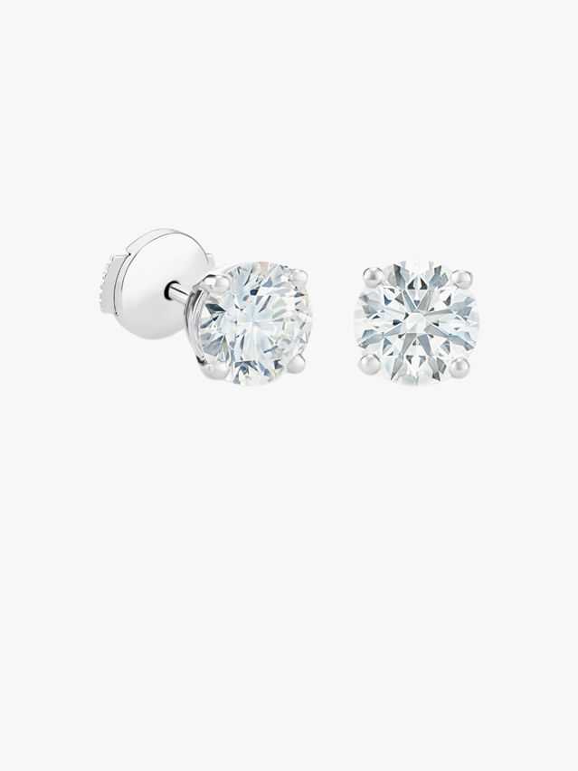 De Beers Classic Diamond Stud Earrings