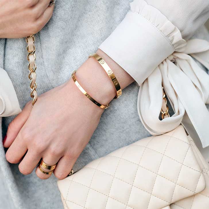 Cartier Love bracelet second outfit reference