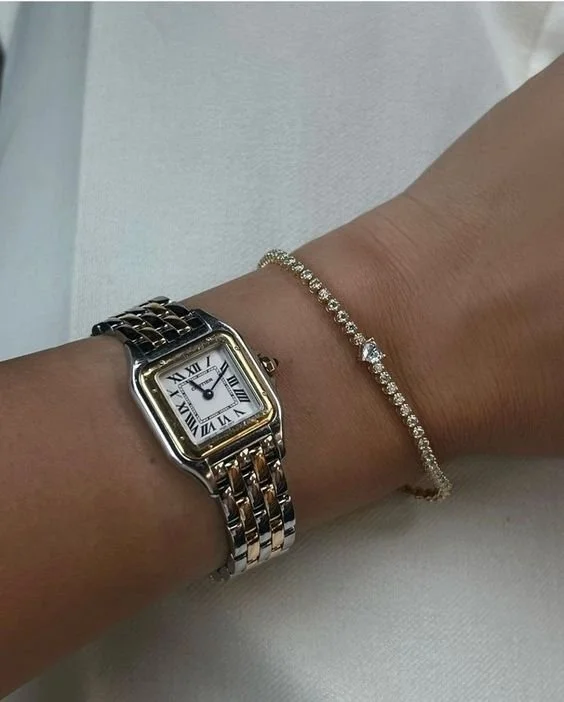Cartier Panthere watch first outfit reference