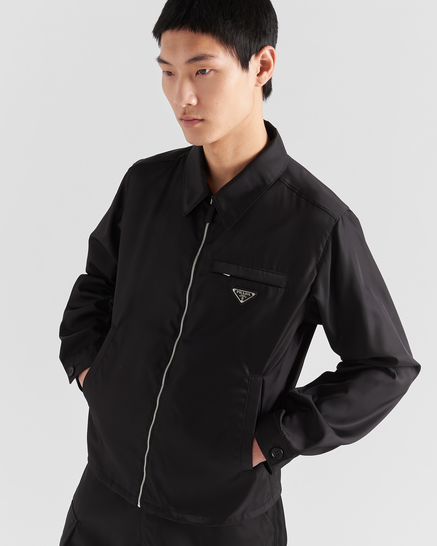Prada nylon jacket second outfit reference