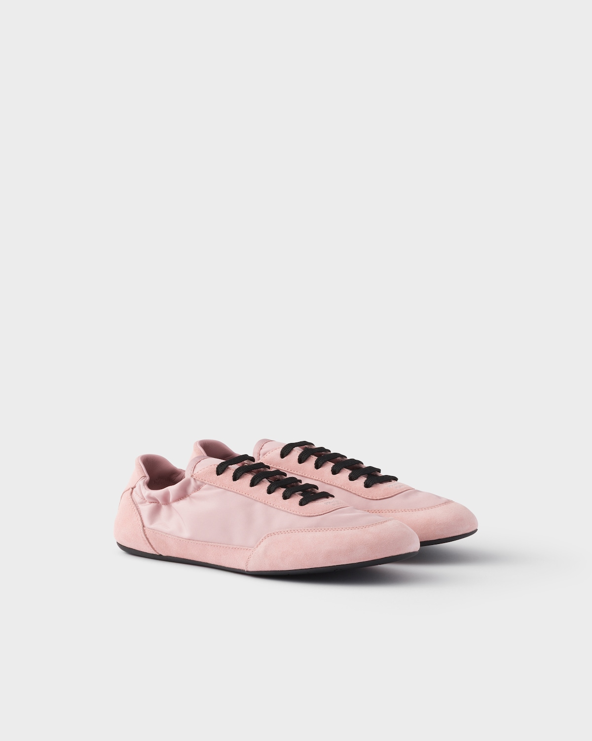 Prada Collapse Re-Nylon and suede sneakers product detail