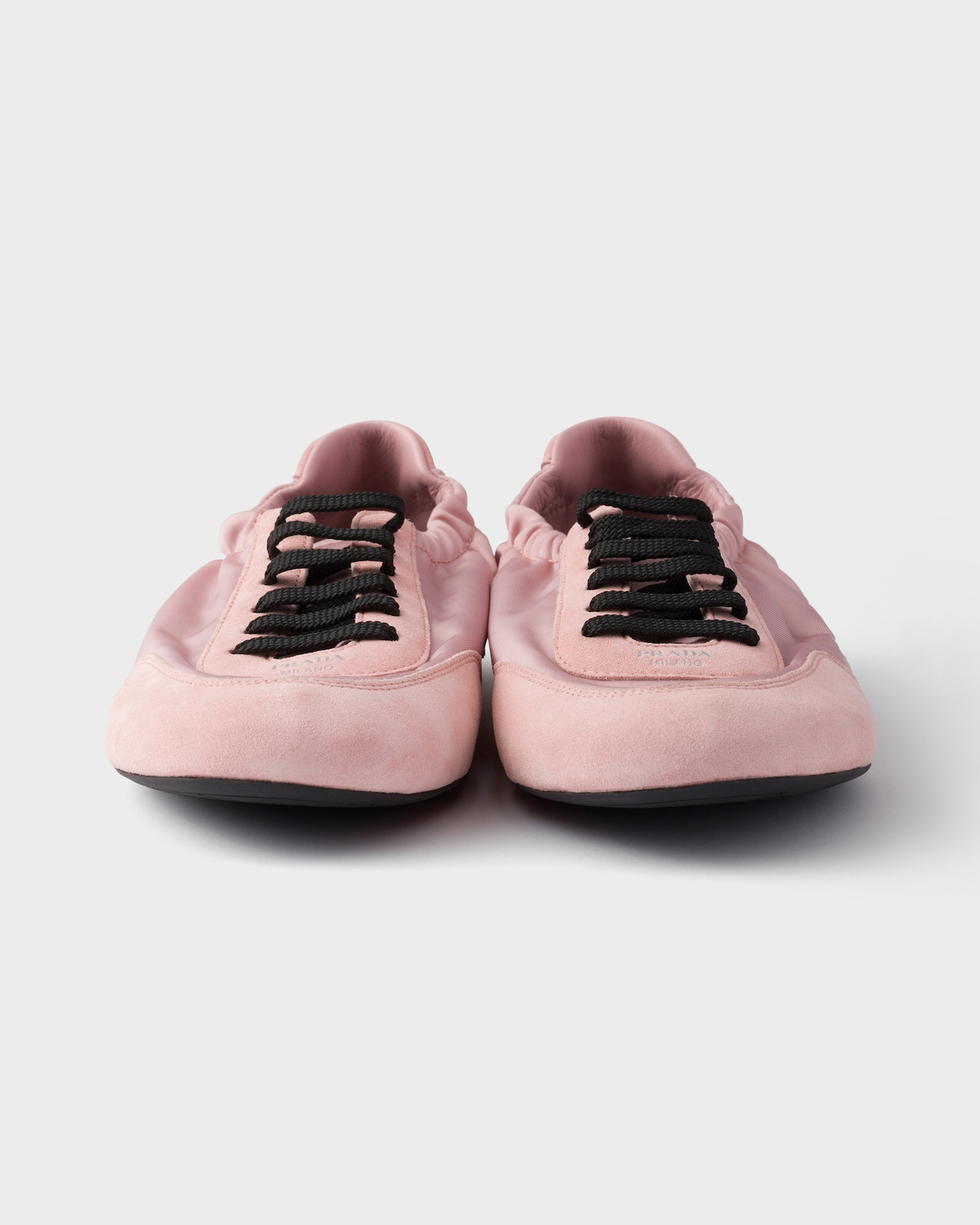 Prada Collapse Re-Nylon and suede sneakers second detail