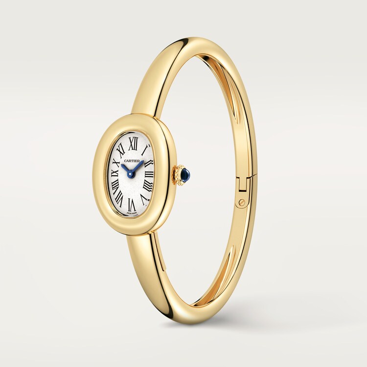 Cartier Baignoire oval dial and bracelet detail