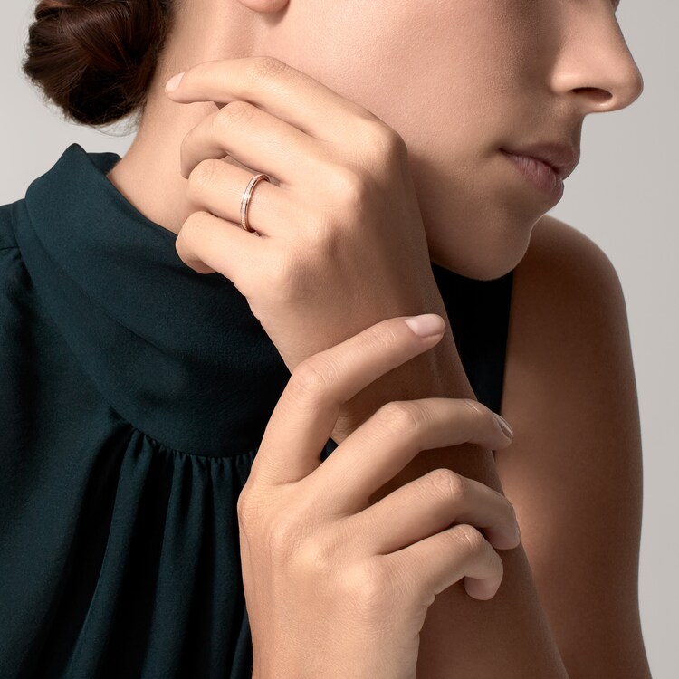 Cartier d’Amour Pavé Wedding Ring in Rose Gold: A Delicate Diamond Band for Quiet Luxury