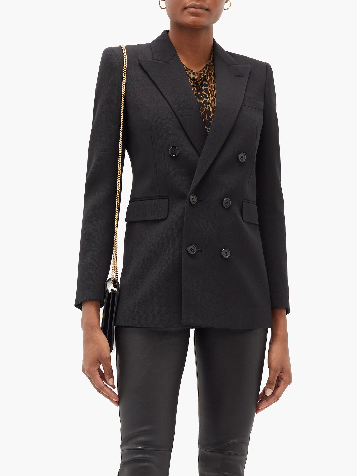 Saint Laurent blazer first outfit reference