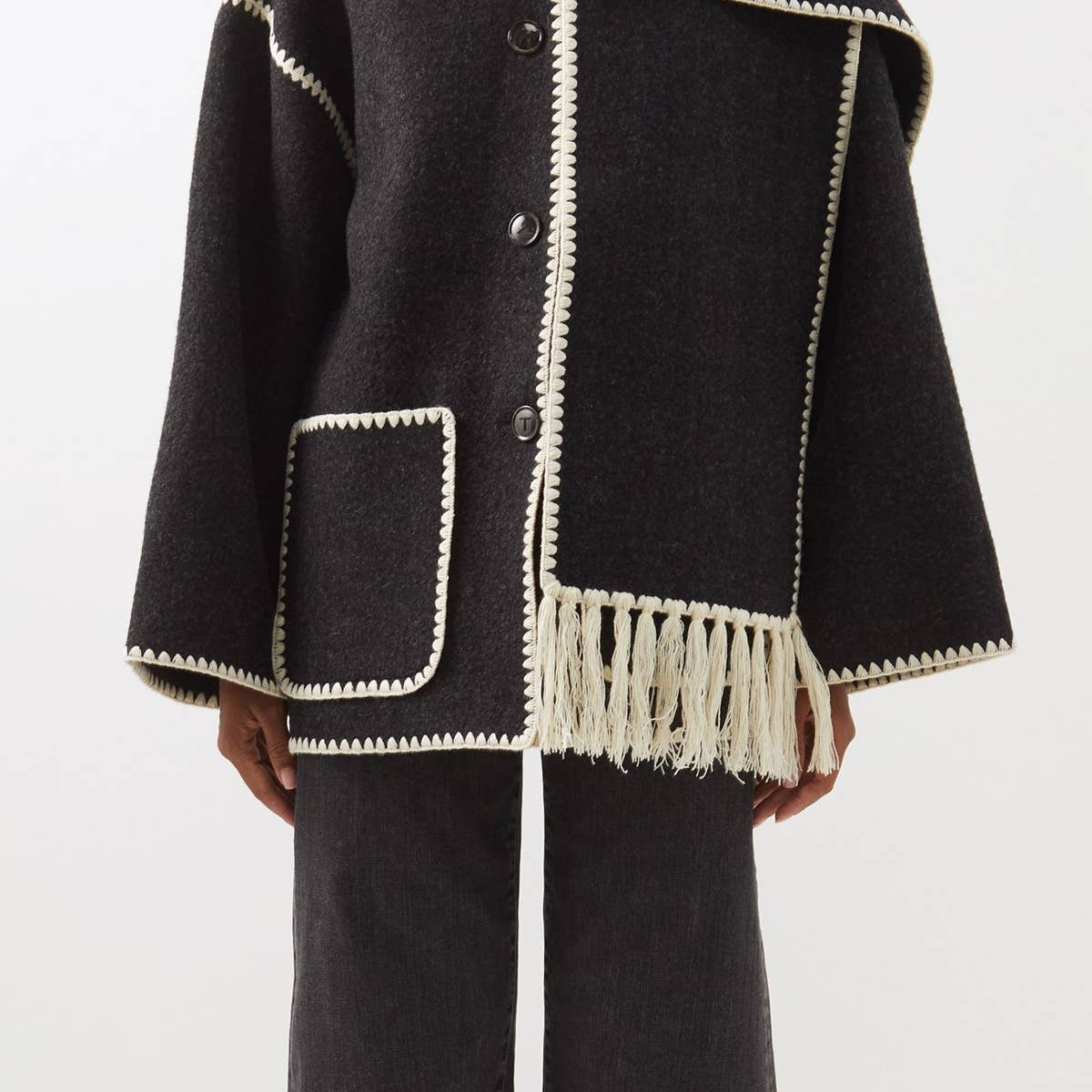 Toteme scarf jacket visual reference