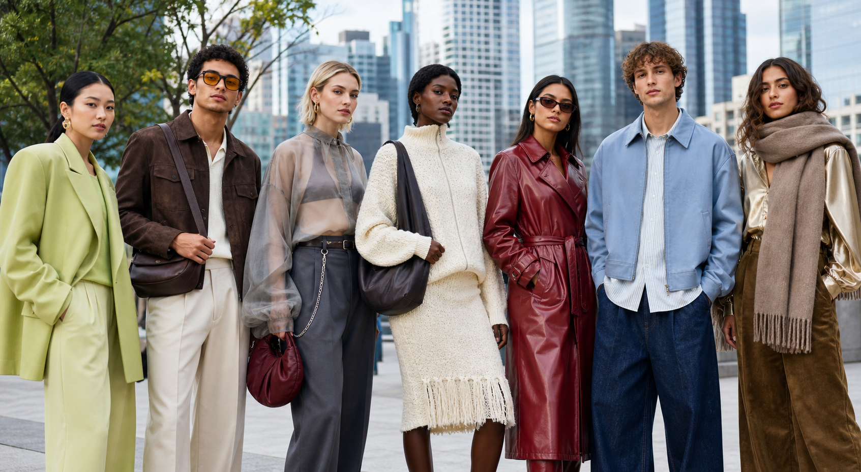 Fashion looks brought together in a thoughtful wardrobe