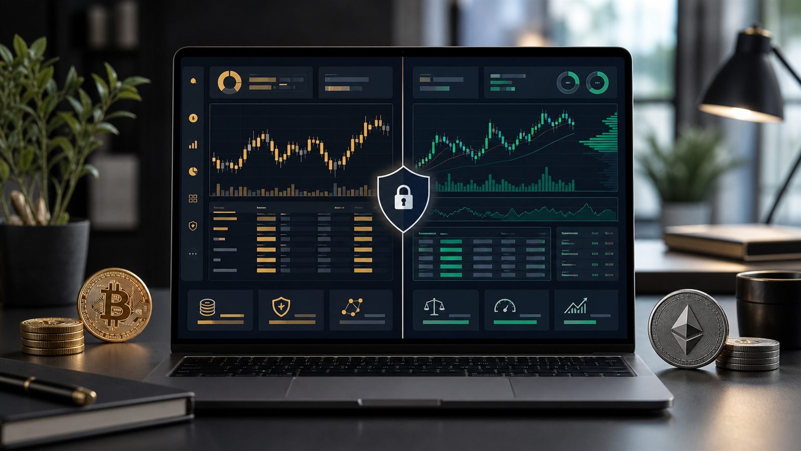 Editorial cover image for a Binance vs Bybit crypto exchange comparison