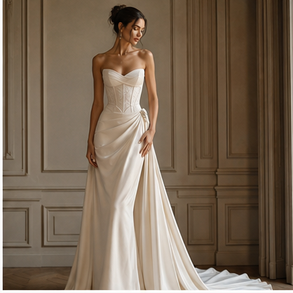 Draped Basque Waists
