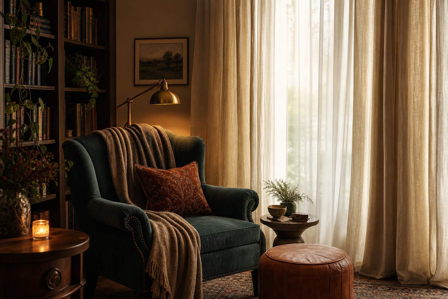 Hang Curtains for Softness