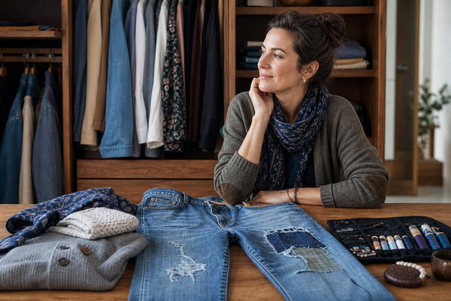Fashion looks brought together in a thoughtful wardrobe