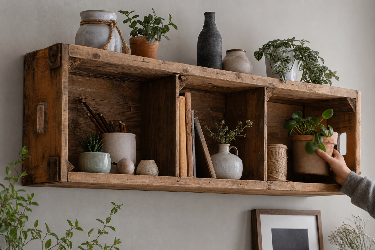 Crate Wall Shelf