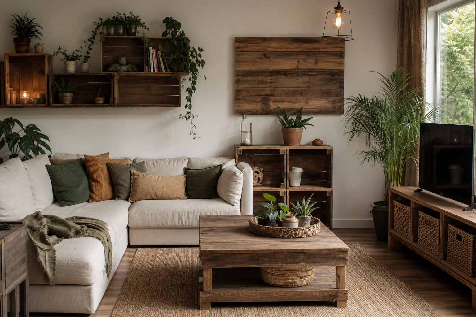 A finished room bringing the ideas together