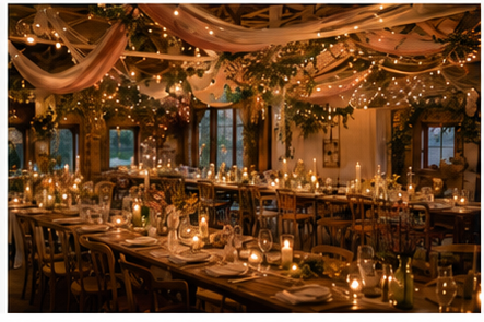 A thoughtful wedding celebration bringing the ideas together