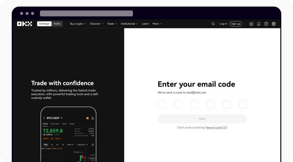 How do I register an account on OKX?