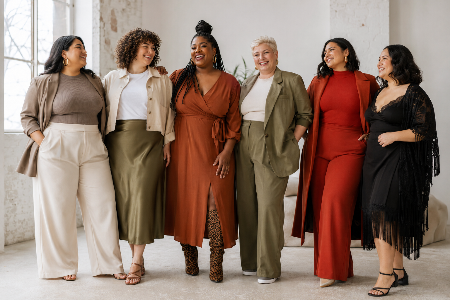 Fashion looks brought together in a thoughtful wardrobe