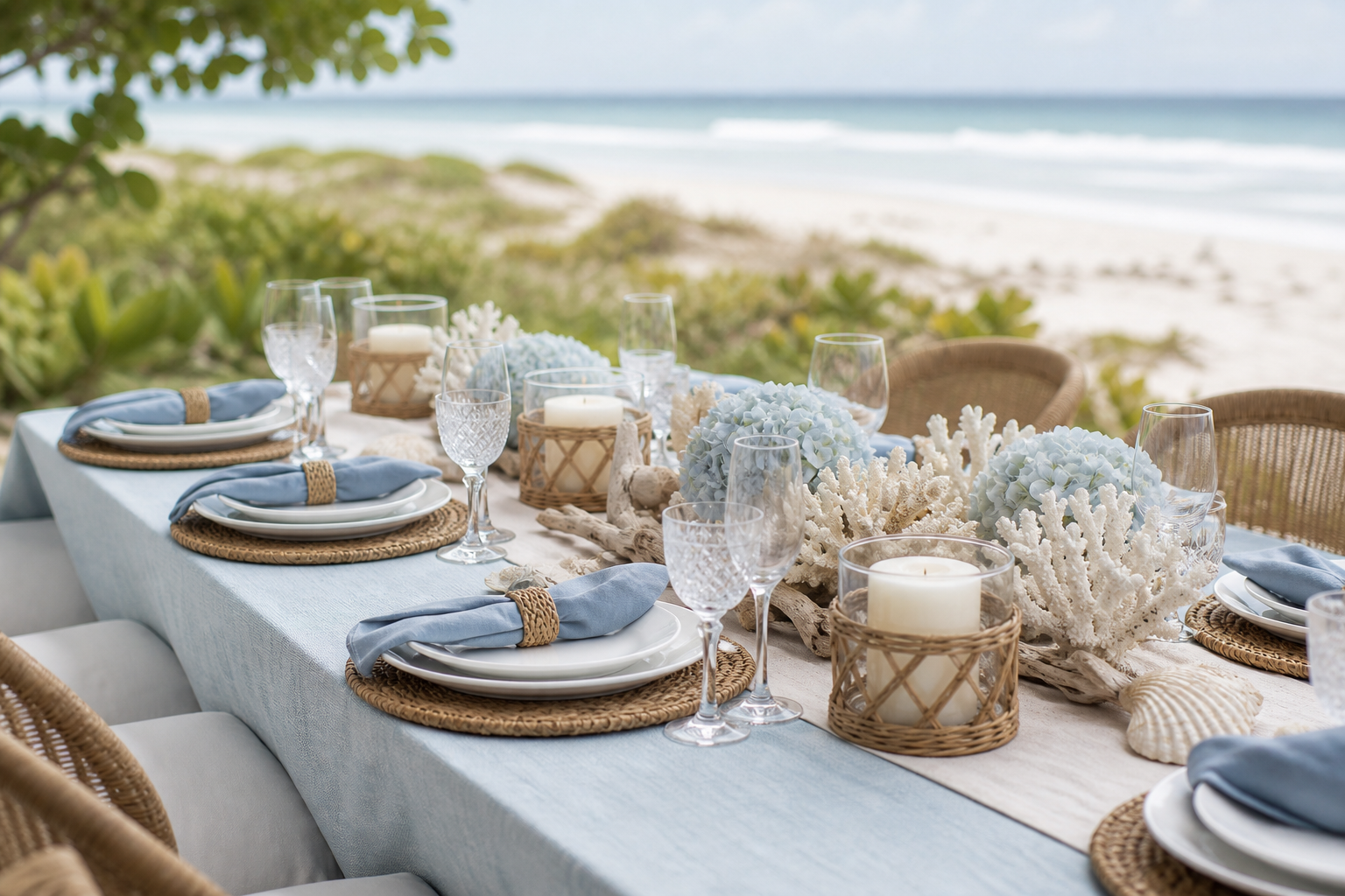 Coastal Summer Blue and Sand