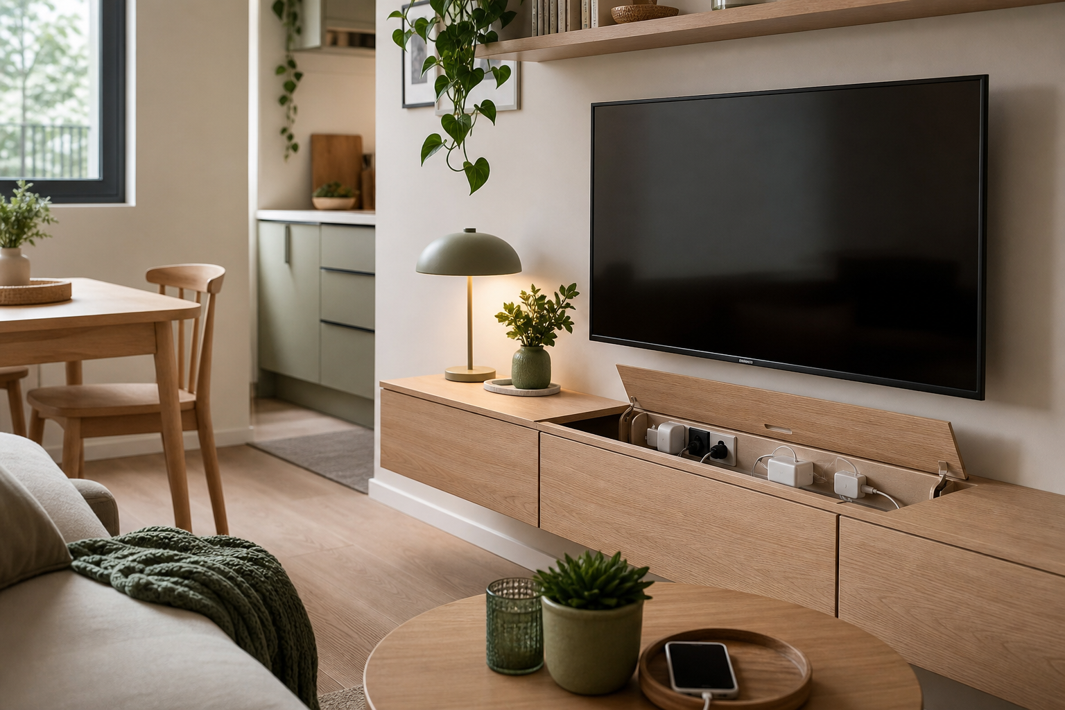 Hide Cables and Charging Clutter