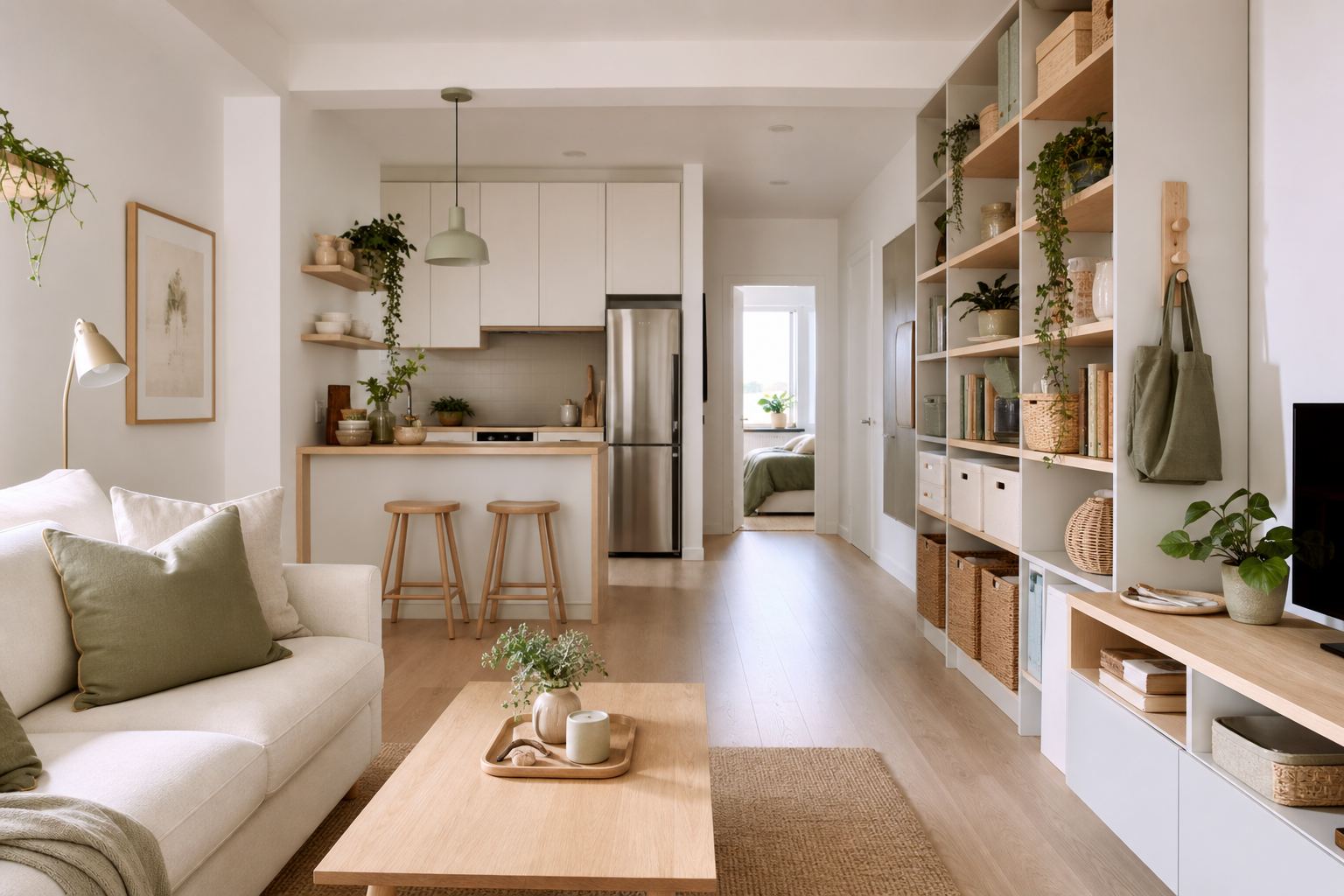 A finished room bringing the ideas together