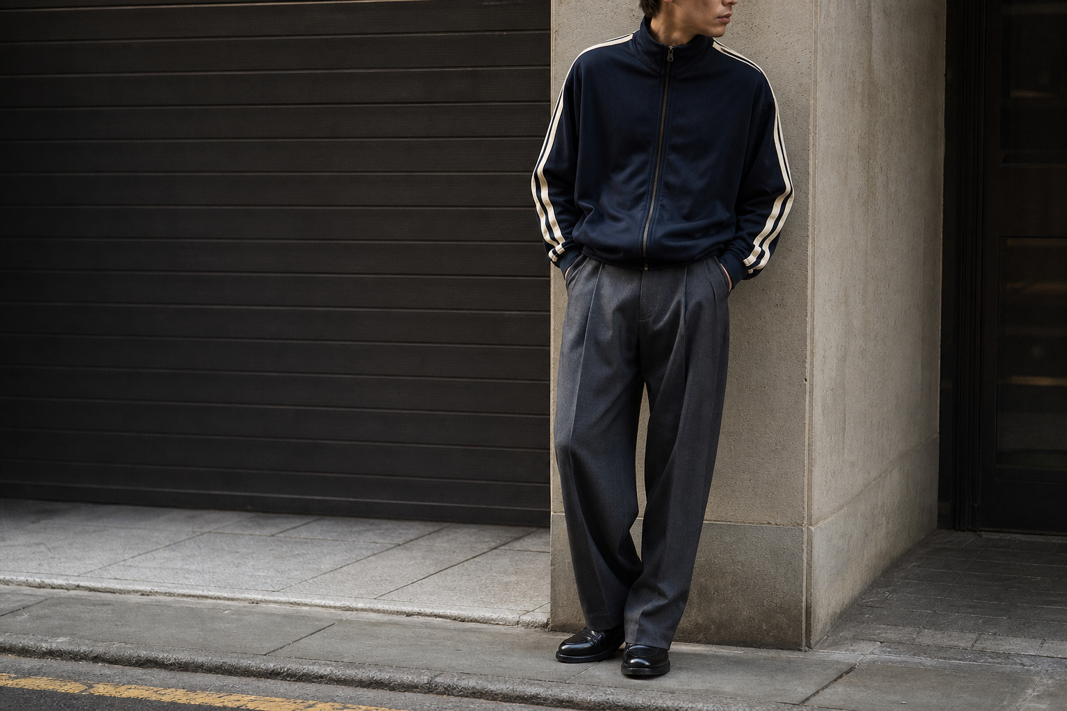 Track Jacket With Tailored Trousers