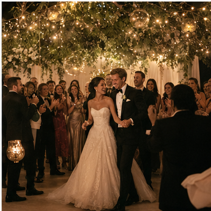 A thoughtful wedding celebration bringing the ideas together