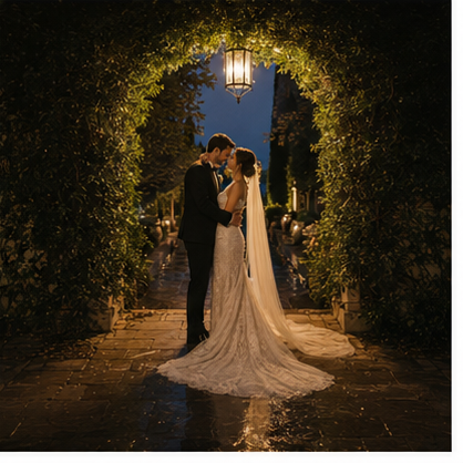 A thoughtful wedding celebration bringing the ideas together