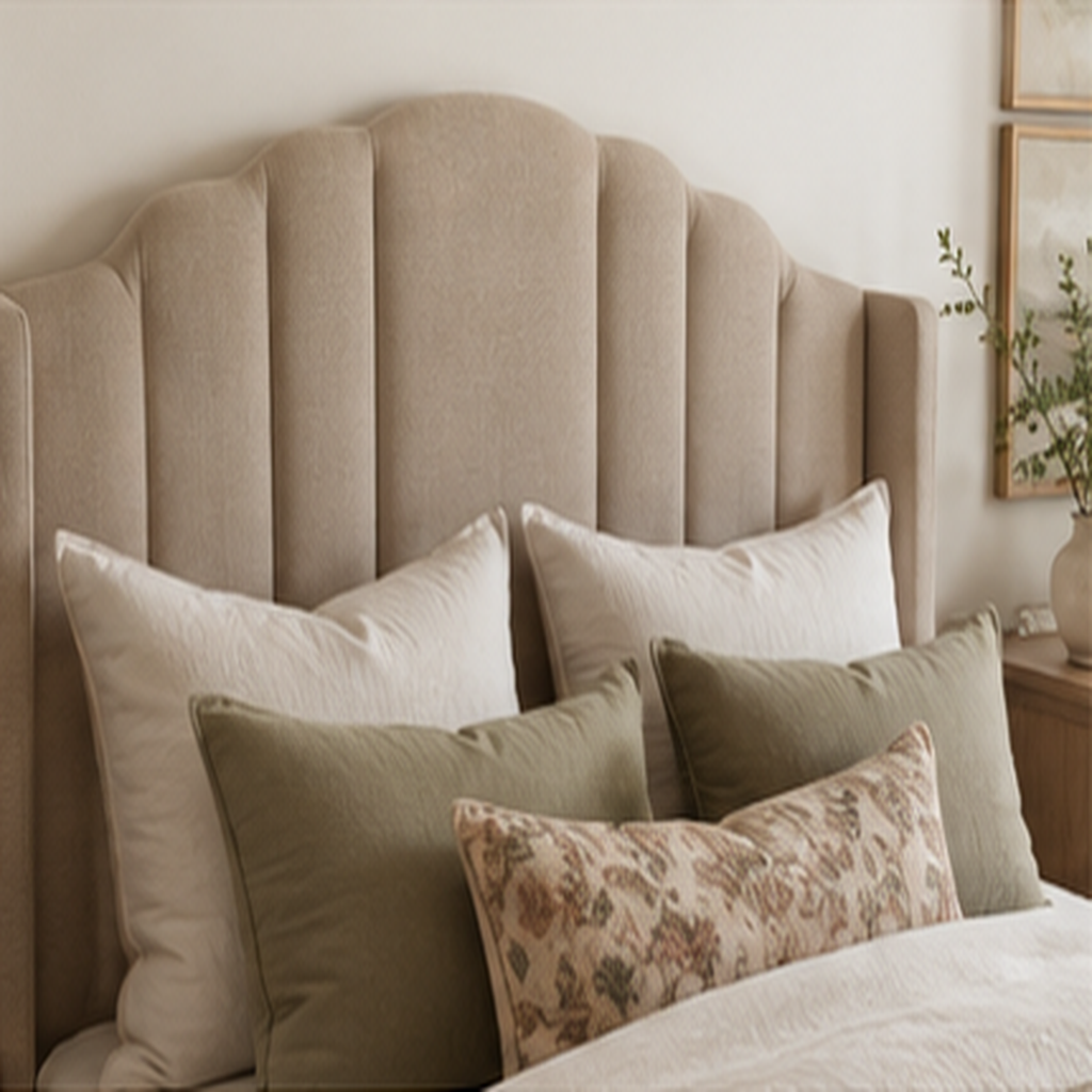 Create a Soft Architectural Headboard Moment
