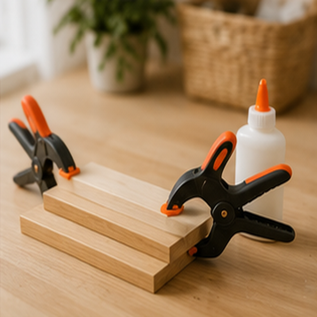 Learn Reliable Gluing and Clamping