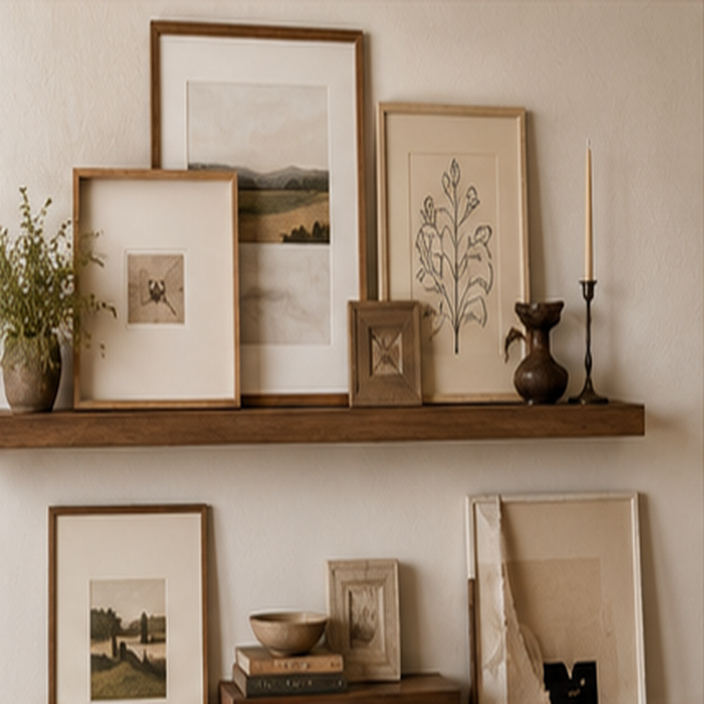 Assemble a Picture-Ledge Gallery