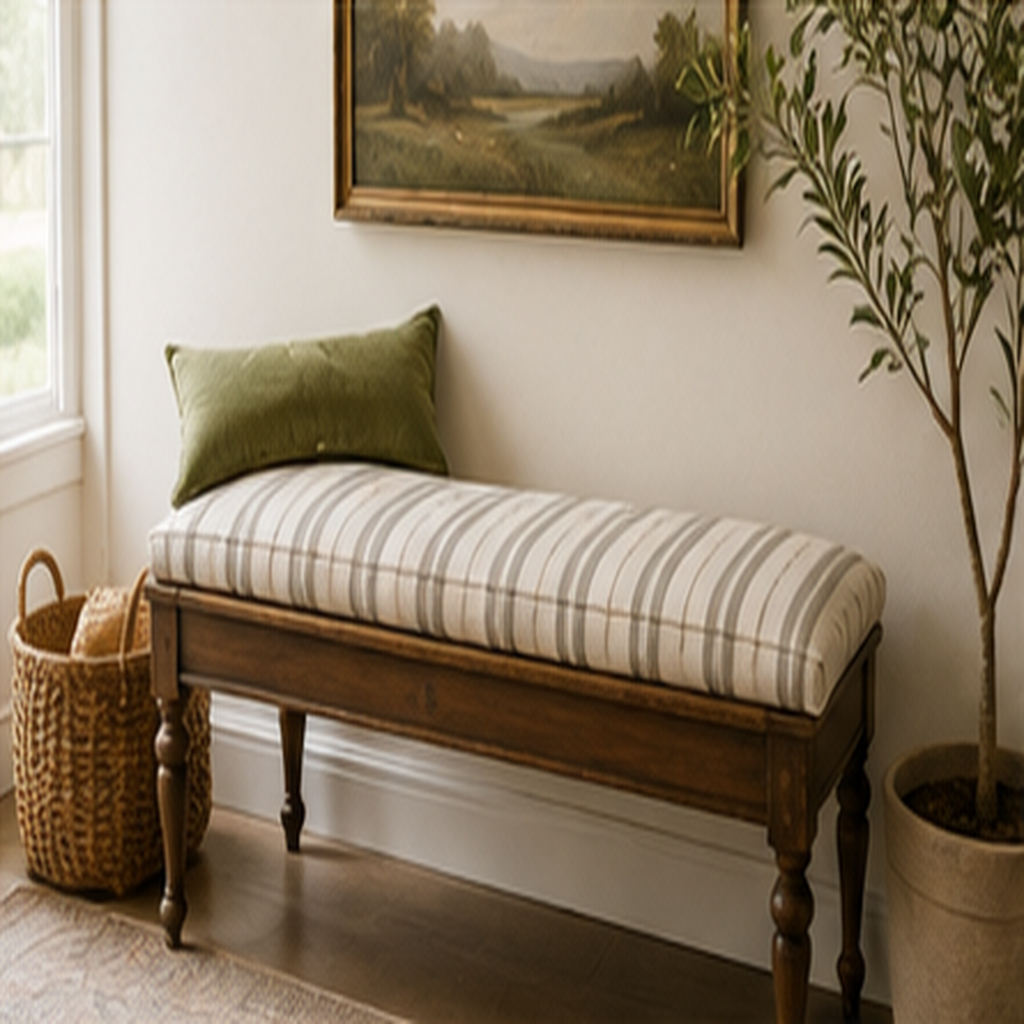 Reupholster a Tired Bench
