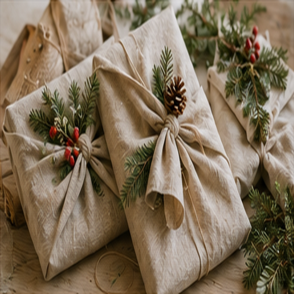 Sew Reusable Fabric Gift Wrap
