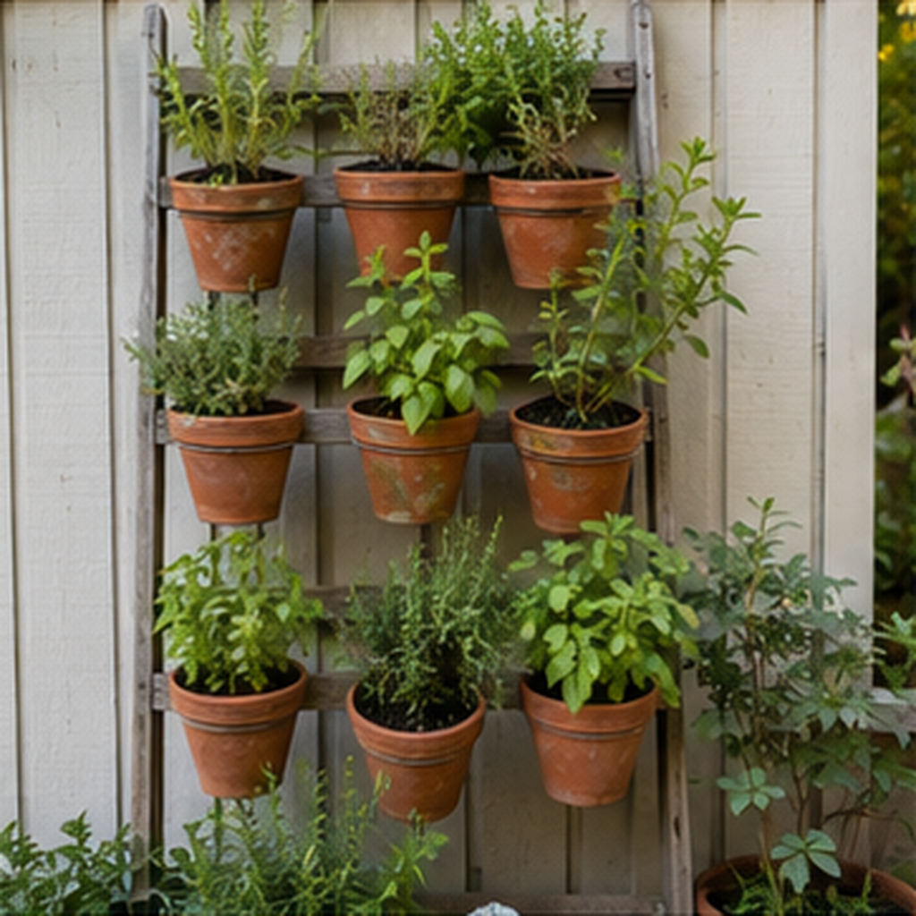Make a Vertical Herb Display