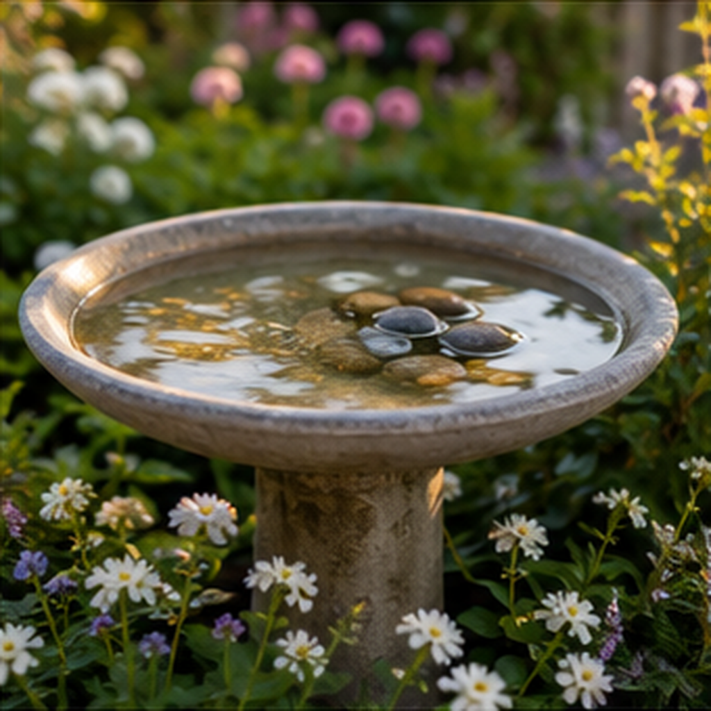 Turn a Bowl Into a Safe Bird Bath