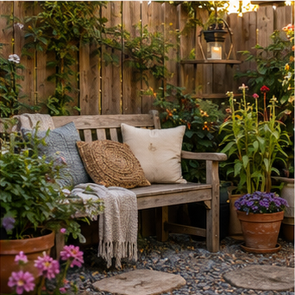 Build a Relaxing Garden Bench Nook