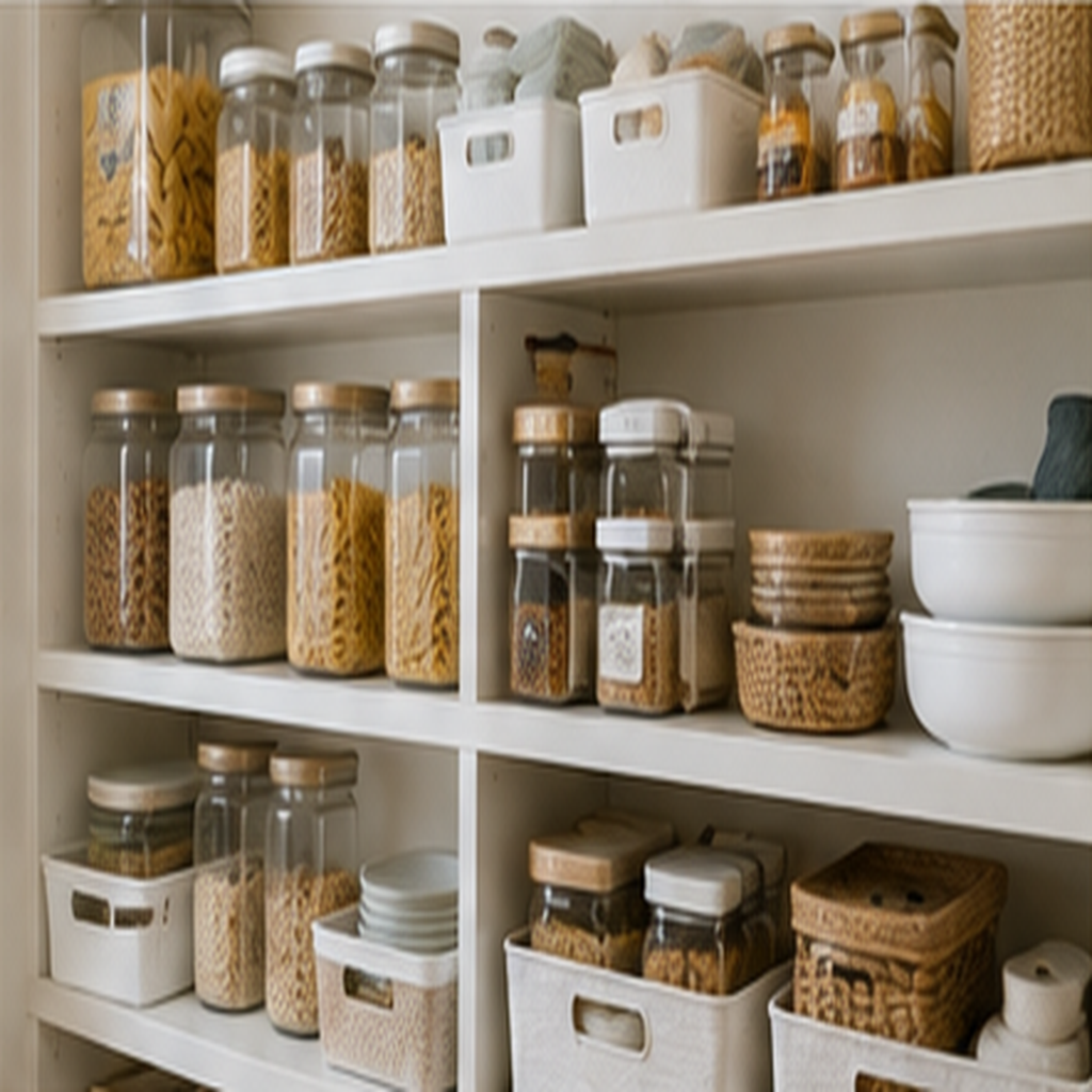 Make Matching Pantry Labels and Zones