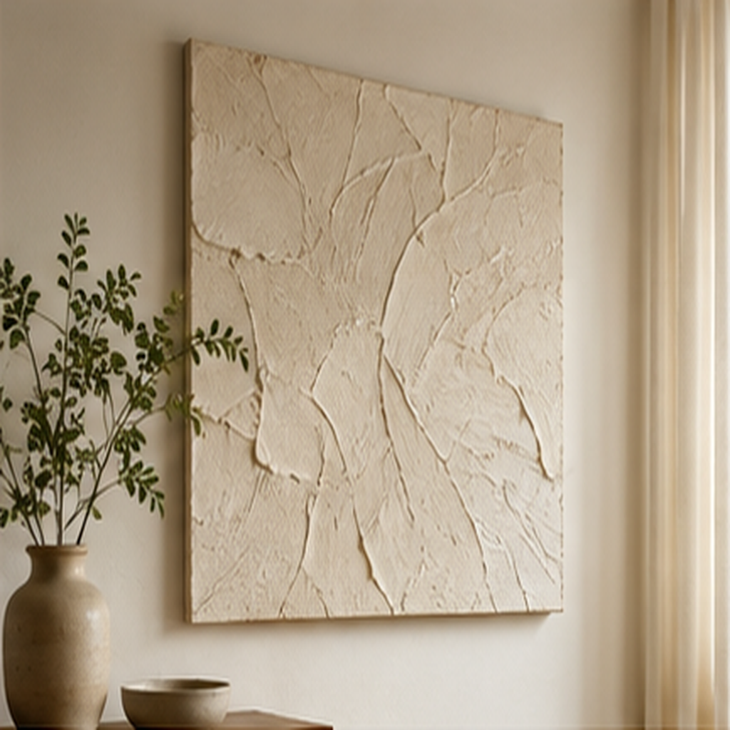 Make a Textured Plaster-Style Canvas