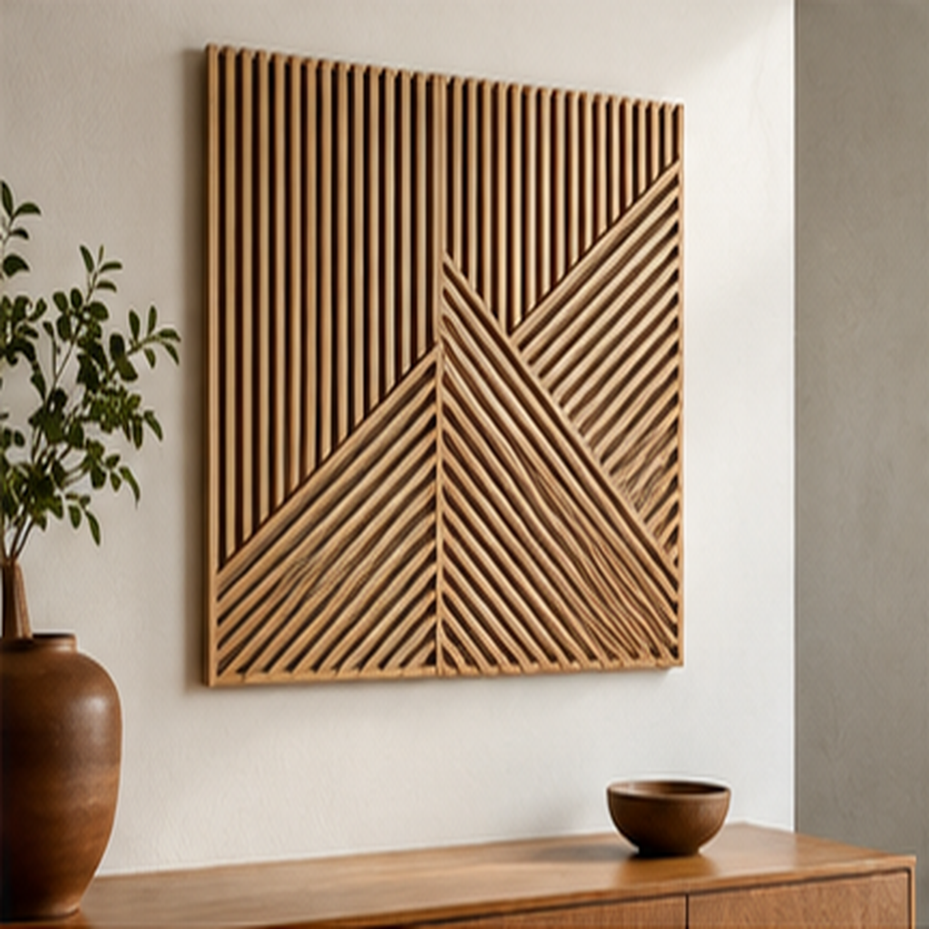 Build a Shallow Wood-Slat Relief