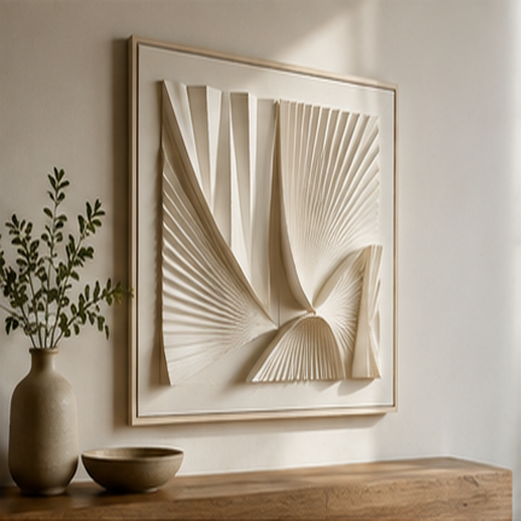 Fold Sculptural Paper Shadow Art