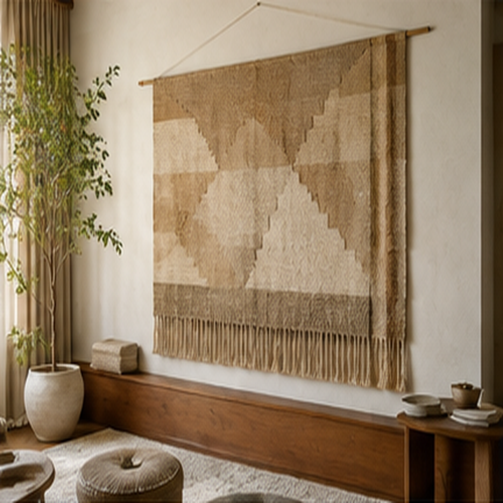 Turn Beautiful Fabric Into Oversized Tapestry Art