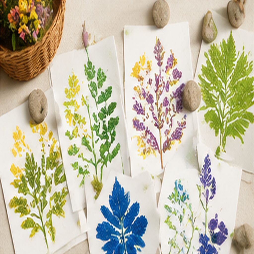 Make Washable Nature-Print Art