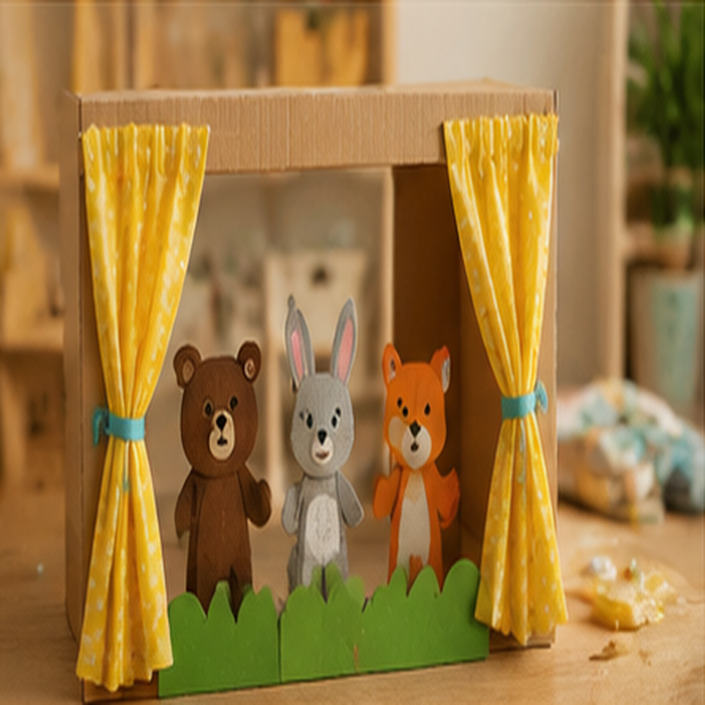 Create a Paper Puppet Theater