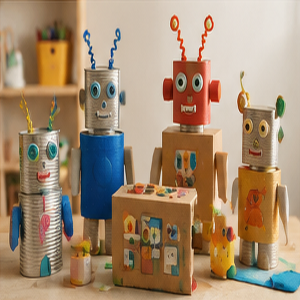 Design Recycled-Material Robots