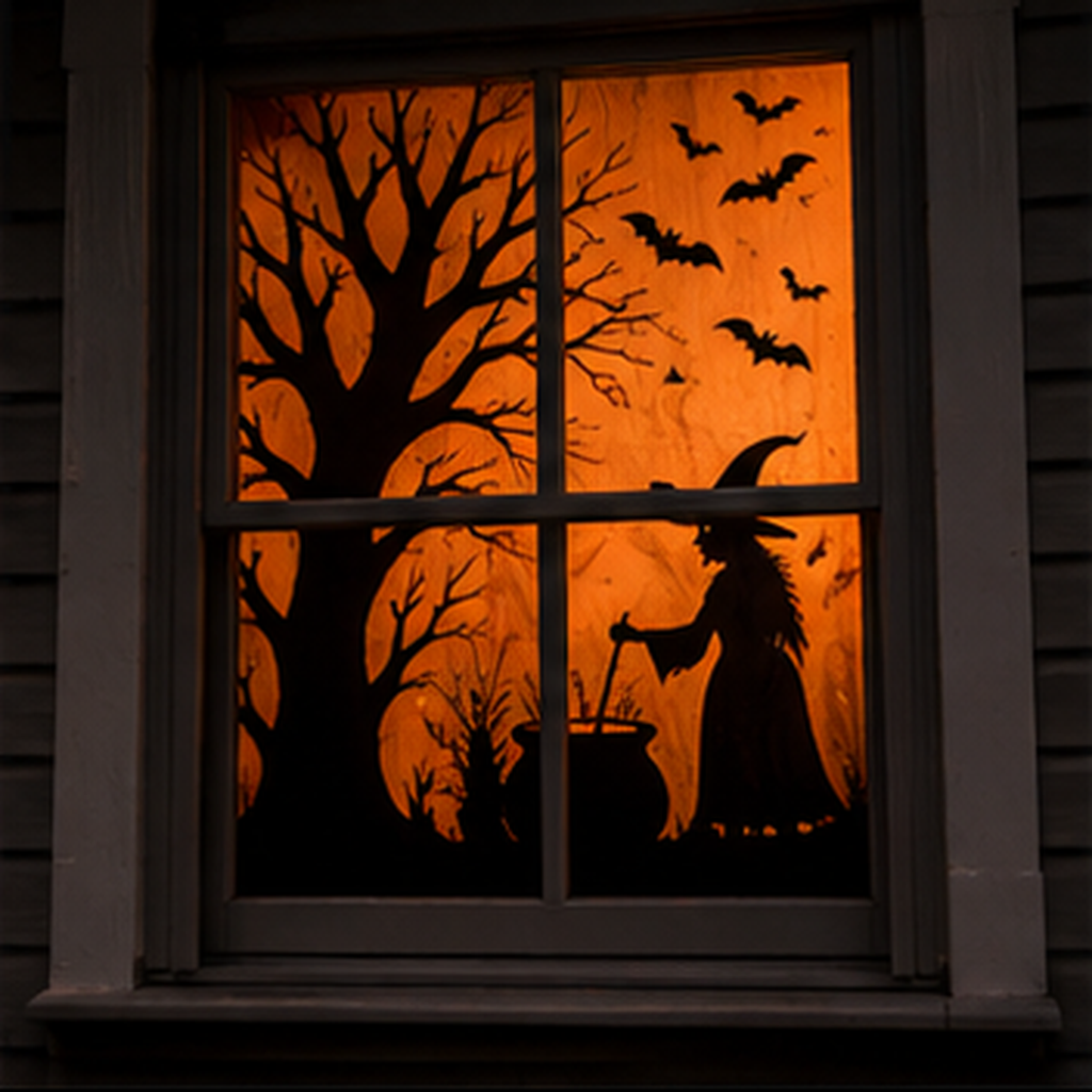 Build a Glowing Window Silhouette