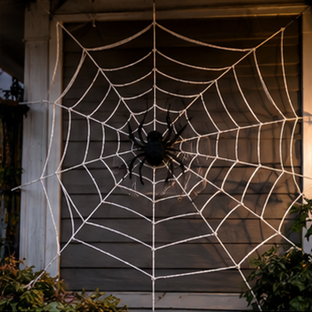 Make an Oversized Spiderweb