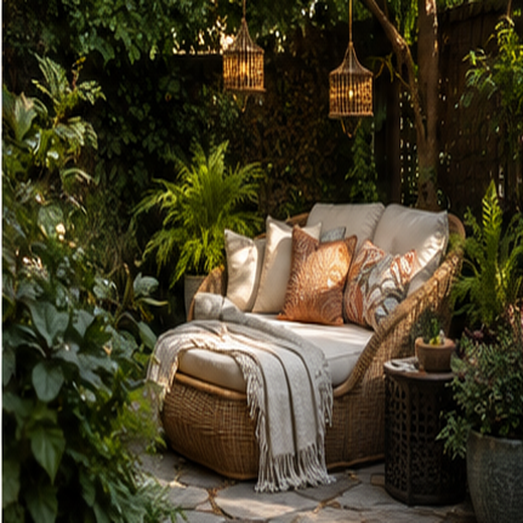 Create a Dedicated Outdoor Lounge Corner